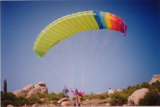 Vuelo en parapente